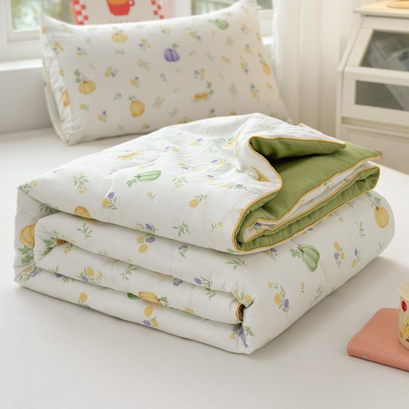 Dog Tulip Bear Rabbit Strawberry Fruit Pattern Printed Air Conditioner Quilt