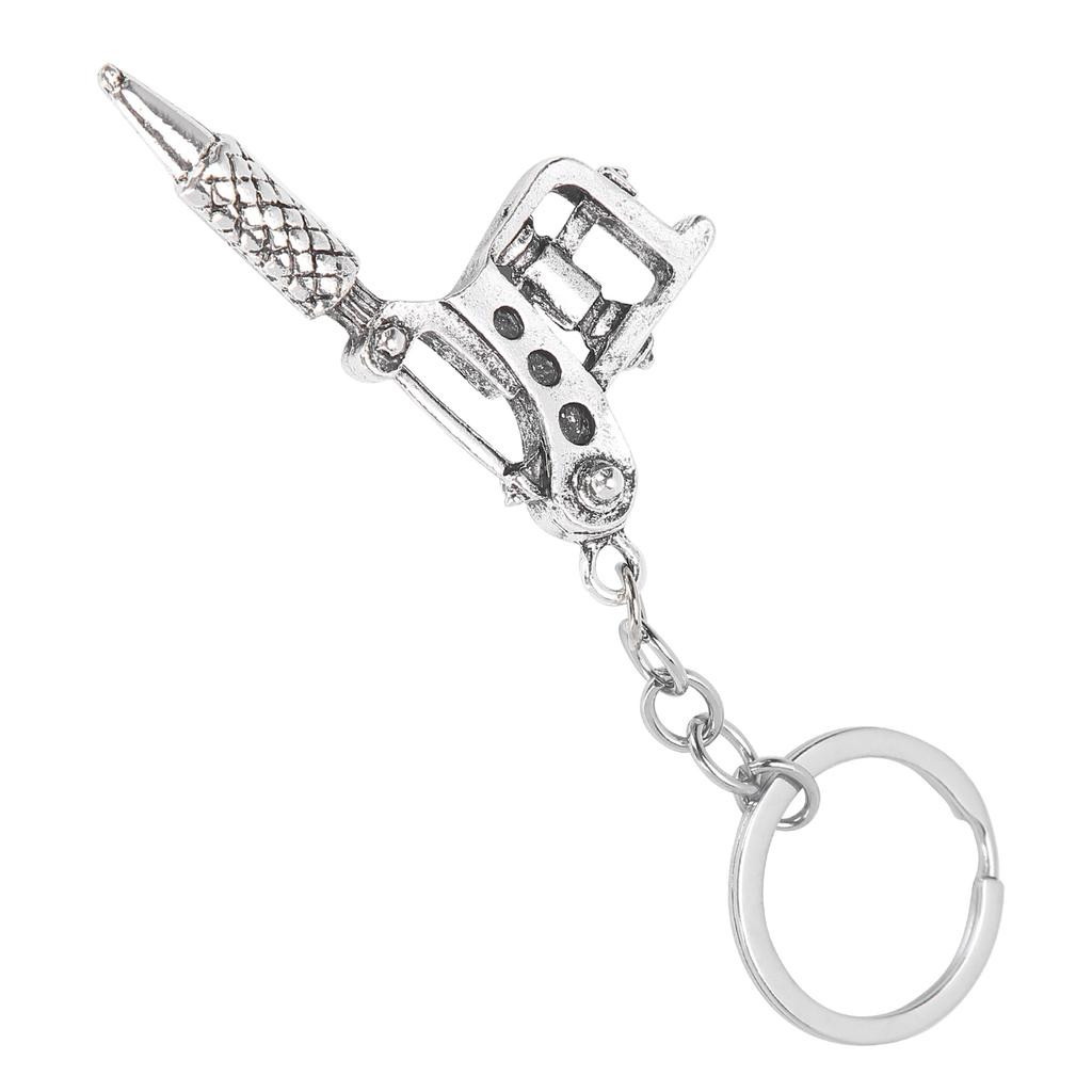 Schlüsselanhänger Legierung Tattoo Maschine Anhänger Modischer Punk Schlüsselanhänger Schmuck Accessoire