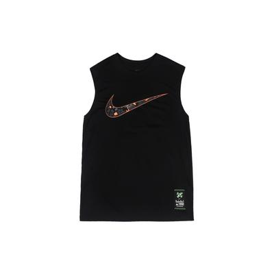 Dri-FIT Logo Print Quick-Dry Sleeveless Basketball Vest Men Tops Black FQ0357-010