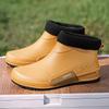 Fashion New Winter Men Cotton Rain Boots Waterproof Rubber Ankle Boot Outdoor Casual Mans Fishing Shoe Hiking Couple's Shoes Main Push