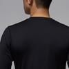 Jordan Sport Dri-FIT Solid Color Simple Comfortable Long Sleeve Quick-Dry T-Shirt Men Tops Black White HQ8684-010