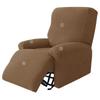 4pcs/set Split Recliner Cover Polar Fleece All-inclusive Chair Cover Relax Lounger Couch Sofa Slipcover Armchair Covers