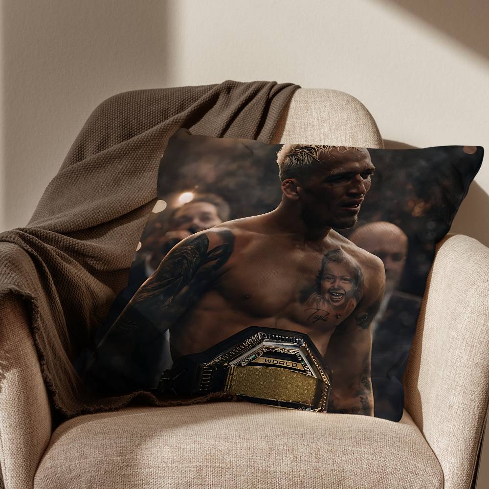 

field control Charles Oliveira Pillow Case Antidustmite Pillowcase Invisible zipper silky short plush Sofa cushion cover 30x30cm