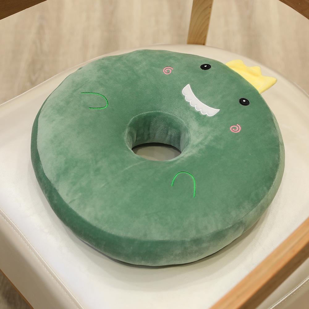 Cartoon Frucht Donut Sitzkissen Husky Dinosaurier Büro Gesäßkissen Winter Warm Studenten Stuhlkissen