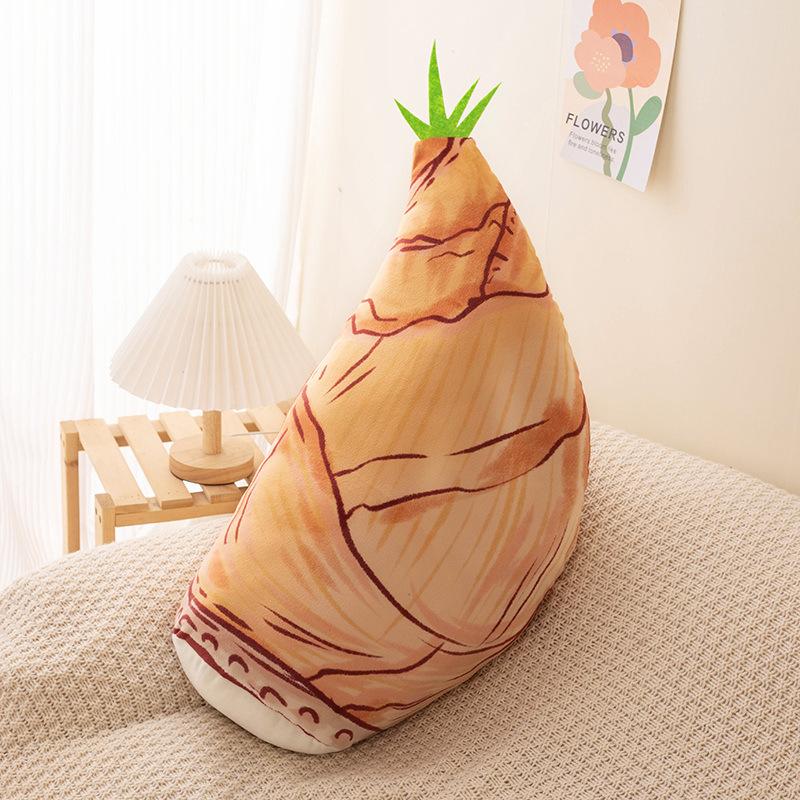 Cute Little Pine Bamboo Shoots Throw Pillow Doll Plush Toy Grab Machine Doll Children Baby Soothing Doll