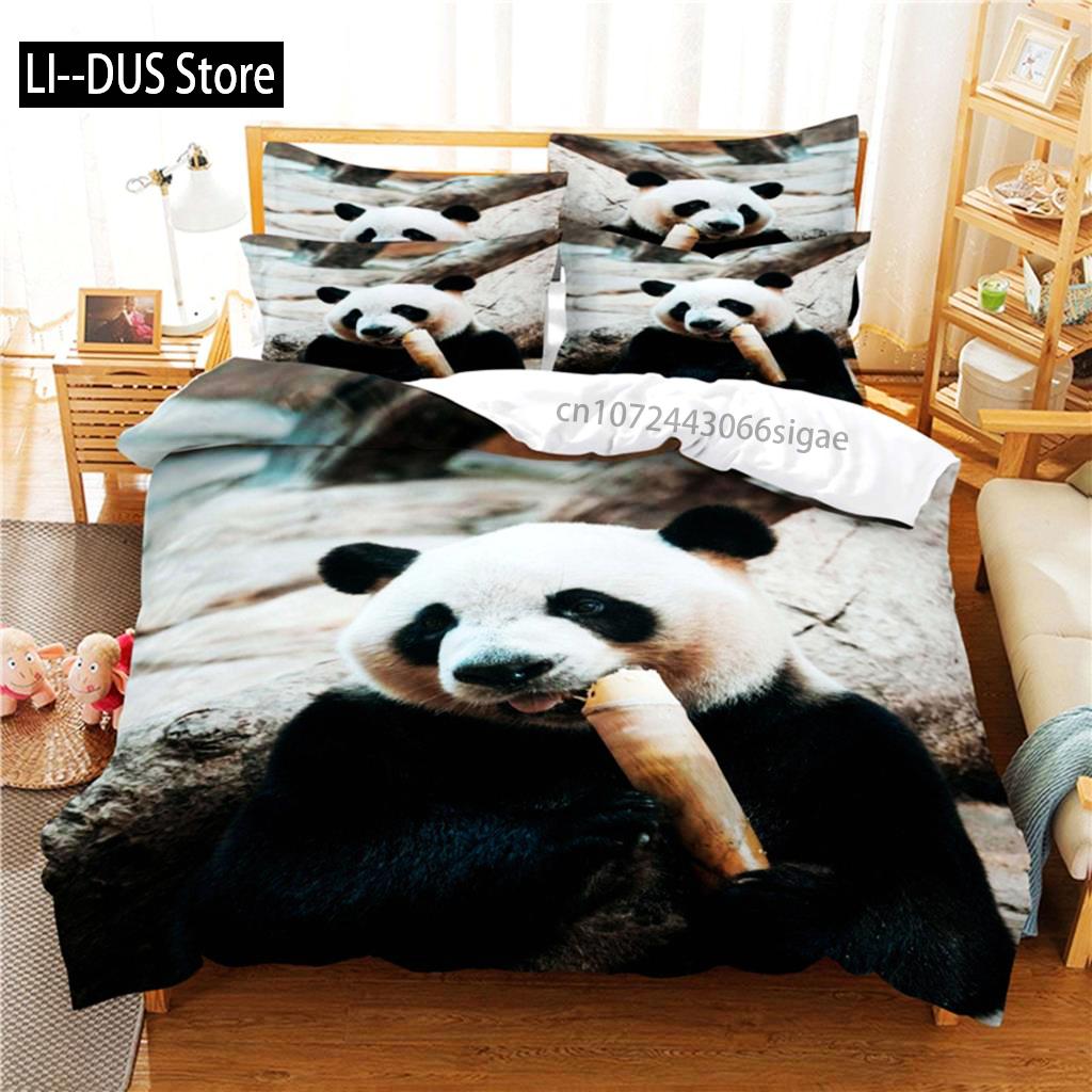 National Treasure Panda Bedding Set Duvet Cover Set 3d Bedding Digital Printing Queen Size Bedding Set Fashion Design