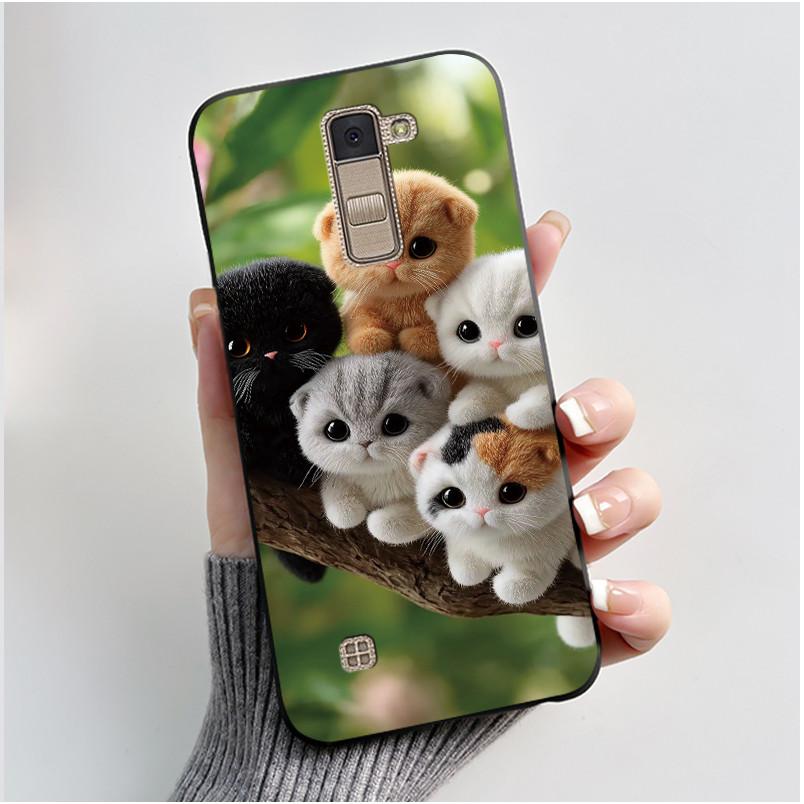 Casing For LG K10 2016 Super-Thin Slim Case Shockproof Bumper Luxury Cute Cool Boys Girls Black Matte Soft Silicone Back Cover