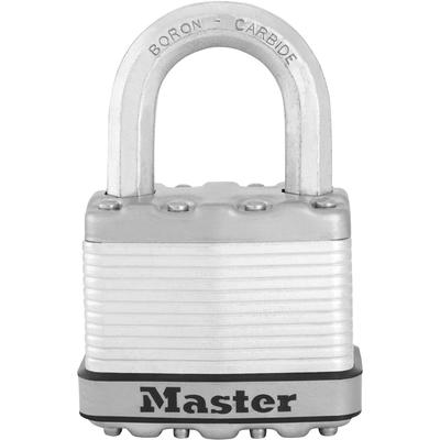 Master Lock (Master Lock) Candado, Cerradura con Llave, Grado Profesional, Resistente a la Corrosión, Exterior, Alta Seguridad, Ancho del Cuerpo 51mm, Altura del Grillete 25mm, Antirrobo,