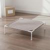 Elevated Pet Bed Sturdy Frame Machine Washable Dog Cat Bed Raised Pet Cot Lightweight Raised Dog Lounger Easy to Assemble