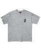 Peullukeu Camp Message Pigment Short Sleeve T-Shirt Light Gray Fst737