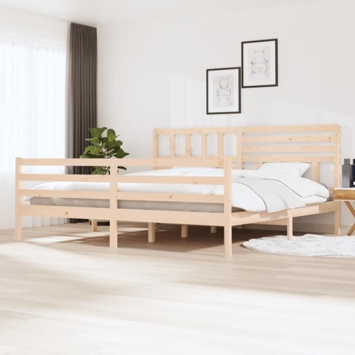 VidaXL Bed Frames Solid Wood 200x200 Cm
