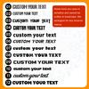 Custom Social Media Logo & Name Sticker – Personalized Vinyl Car Window Decal for Facebook IG TikTok YouTube,Durable Waterproof