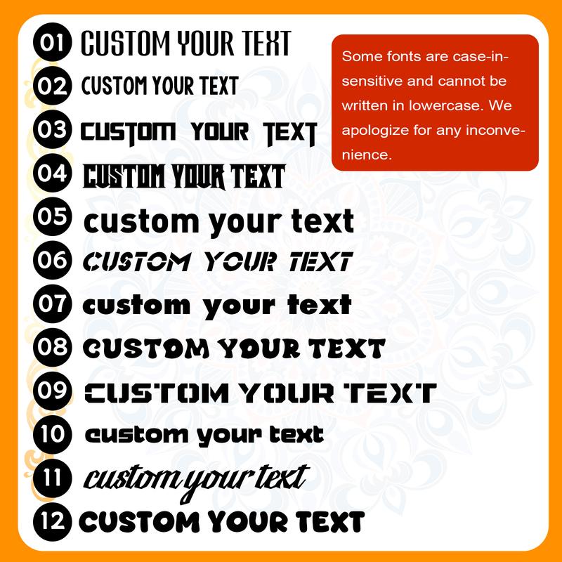 Custom Social Media Logo & Name Sticker – Personalized Vinyl Car Window Decal for Facebook IG TikTok YouTube,Durable Waterproof