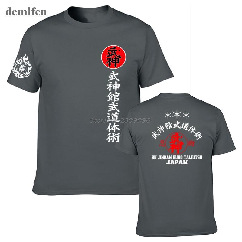 Newest Japan Samurai T Shirt Men Shotestokan Karate Bujinkan Dojo Pro Wrestling Shinobi T Shirt Tops