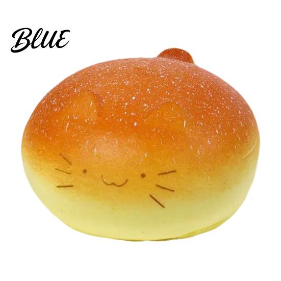 Fake Food Stress Reliever Simulated Toy Slow Rebound Bread Design Relief Kids Realistic Texture Color Soft Silicone Decompression Desktop Ornament