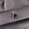 London Blue Topaz Gemstone 925 Sterling Silver Jewelry Handmade Pendant 0.58" CZP-15-3