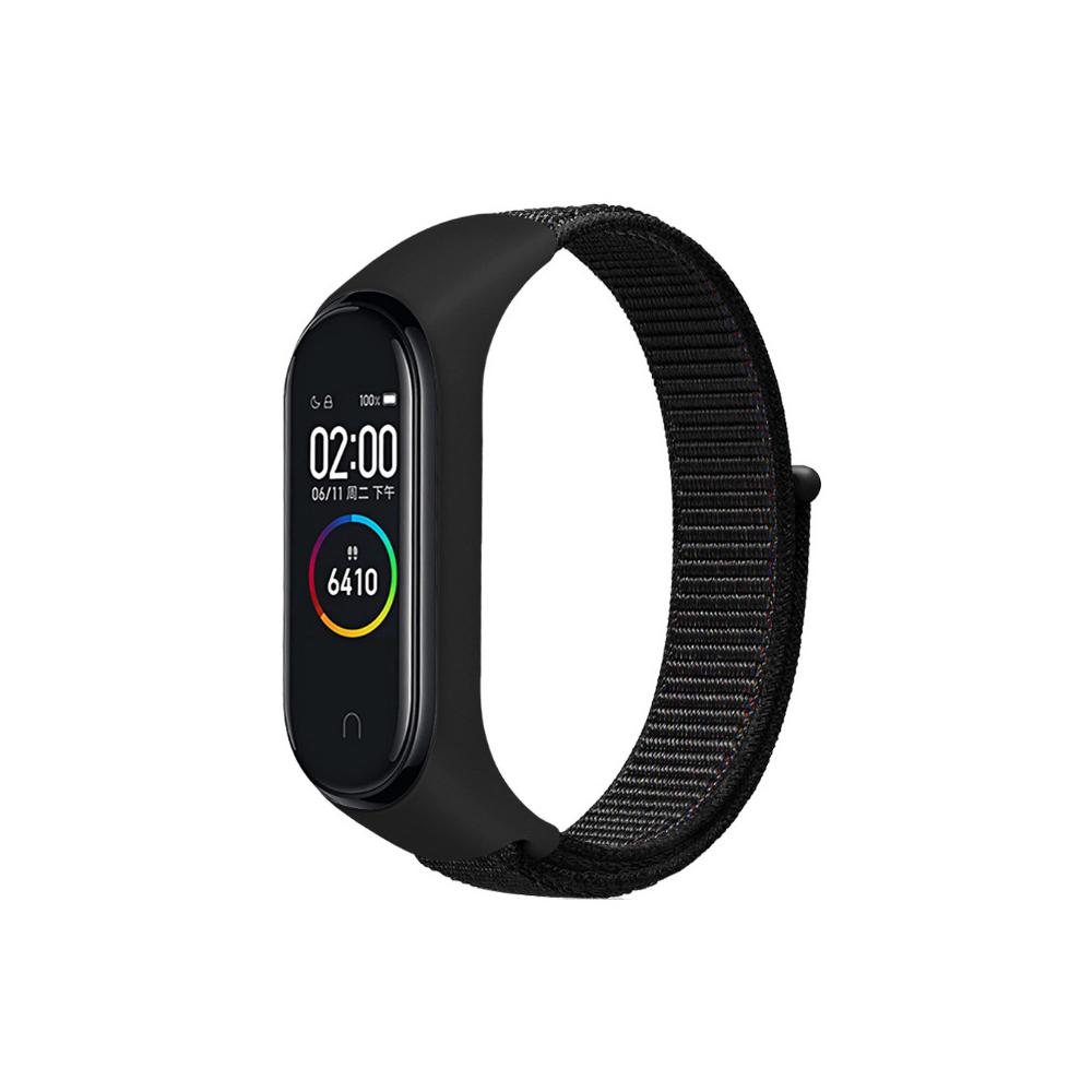 Nylon Schlaufenarmband für Xiaomi Mi Band 9 8 Geflochtenes Verstellbares Ersatz-Uhrenarmband Sportarmband für Mi Band 8 7 6 5 4 3 Armband
