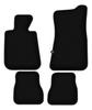 BASIC zwarte velours vloermatten voor: BMW 3 E30 cabriolet (1986-1993)