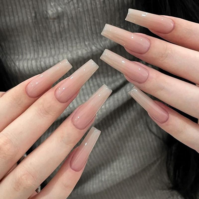 180Pcs Sandwich Dual Nail Form Mold Reusable Full Cover Mold Clear Nail Art Extension Shaping Tool Coffin Almond Nail Forms