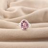 Natural Morganite Gemstone 925 Sterling Silver Pretty Proposal Ring For Valentine's Gift/Special Occasion RR-80-5