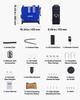 Diesel Heater, 8KW, DC 12V/24V, All in One Portable Diesel Air Heater with Remote Control and LCD Screen, Fast Heating Low Noise, 5 L Fuel Tank for