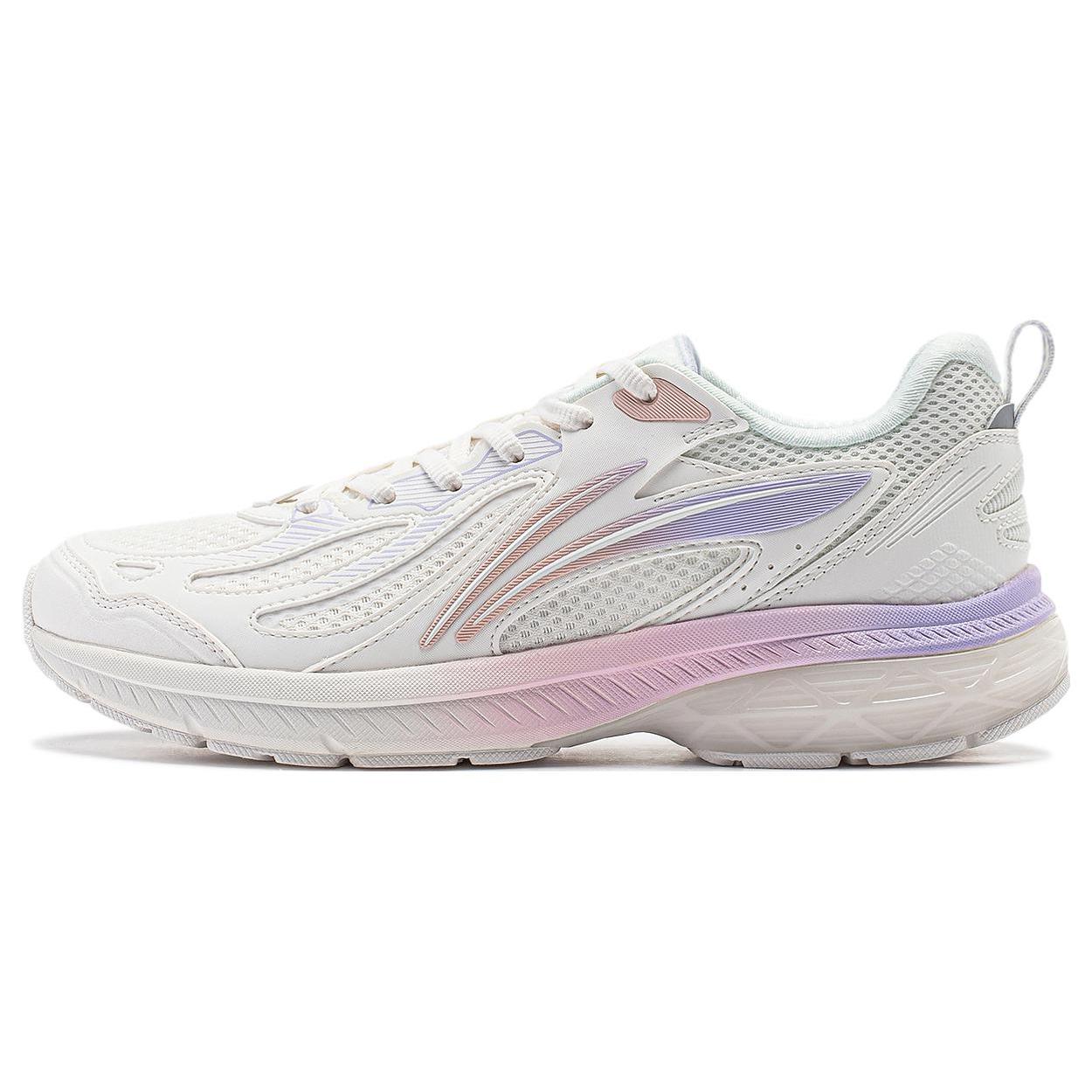 

LiNing Feather V2 Cushioning Anti Slip And Wear Resistant Low Top Running Shoes Women s Mist White 37