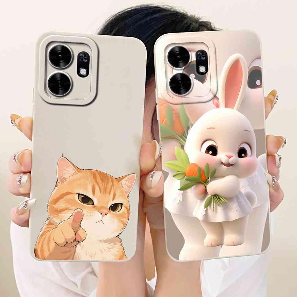 For Honor X6d X6D 5G 6.75" LNA-NX1 Case Cute Panda Cat Silicone Back Cover For Honor Play 60A 60a 5G NLA-AN00 Phone Cases Fundas