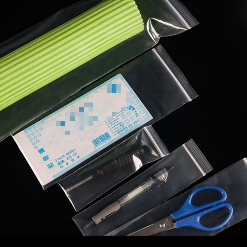 Sacchetto Autochiudente Rettangolare Sacchetti Trasparenti per Conservazione Borsa per Imballaggio Occhiali Telefono Cellulare Telecomando Cerniera Richiudibile Ripetutamente Tasche in Plastica