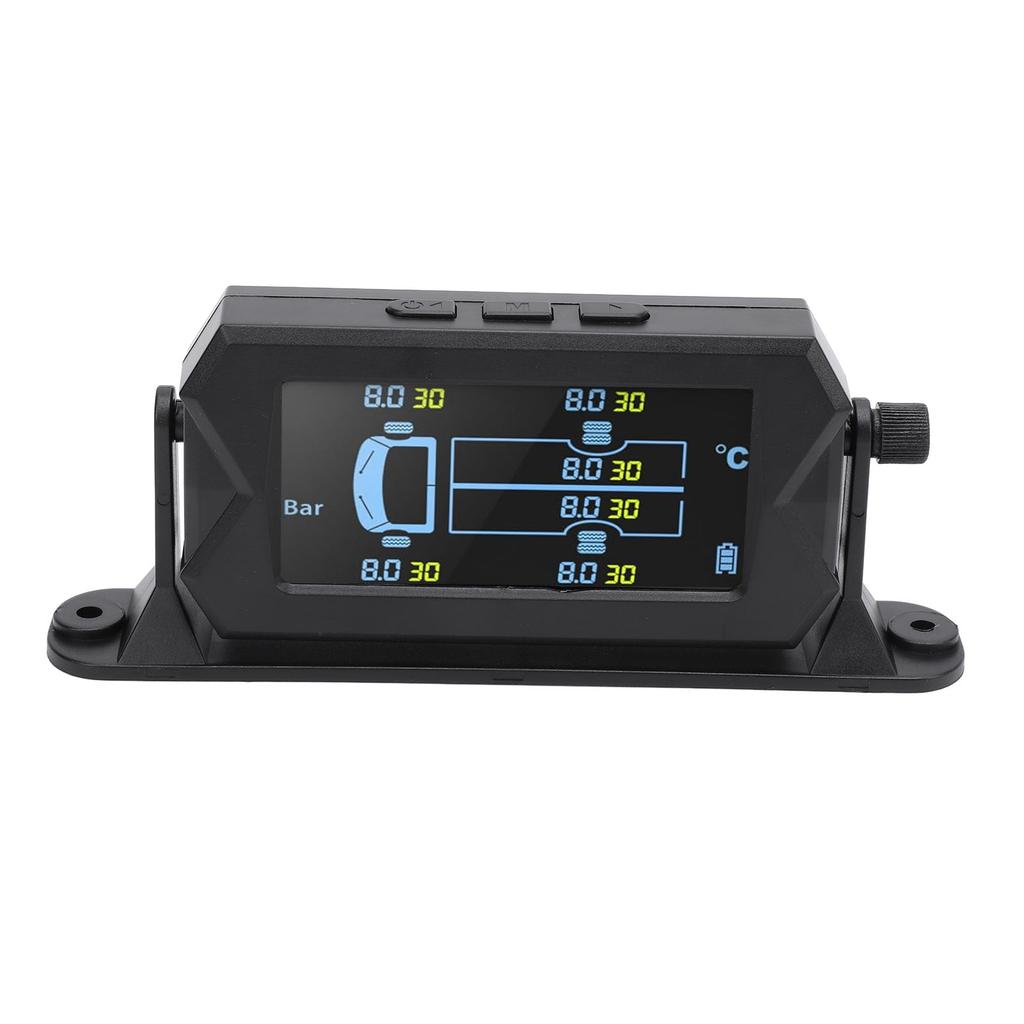 Tire Pressure Monitoring System Real Time Monitoring Pressure and Temperature Solar Charge RV TPMS