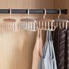Cuier rotativ cu 12 cârlige care economisește spațiu - ideal pentru cravate, lenjerie intimă, veste și fuste | un organizator portabil potrivit pentru cămine și depozitare acasă.