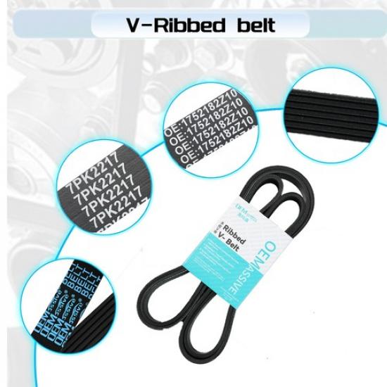 7PK2217 Serpentine Belt For Nissan Frontier Pathfinder Xterra Suzuki 2005-