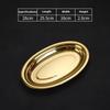 Oval Shape Barbecue Plate Stainless Steel Large Serving Plate New Steamed Fish Plate  Kitchen Use
