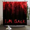 Halloween Shower Curtain Horror Night Bloody Hands Spooky Zombie Skull Scary Halloween Waterproof Bath Bathroom Shower Curtain