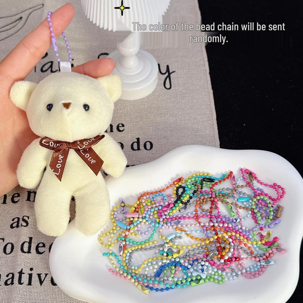 Portachiavi Ciondolo Tuta Peluche Orsacchiotto - Piccolo Giocattolo Regalo