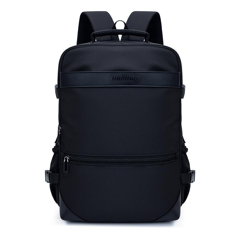 Men s Business Multifunctional Expansion Backpack Large Capacity Shoe Warehouse Travel Backpack Student Schoolbag чёрный