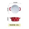 Ceramic Dipping Sauces Dressings Snacks Mini Cartoon-Style Condiment Dish With Polka Dot Design Microwave Safe