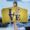 Sigma Gamma Rho LOGO Microfiber Printed Beach Towel Mountain Climbing Yoga Beach Swimming Running Absorbent Soft Towel