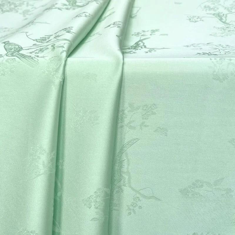 Antikstil Imitation Seide Jacquard Satin Stoff Chinesischer Stil Dunkles Muster Gewebter Brokatstoff DIY Hanfu Cheongsam Kleid