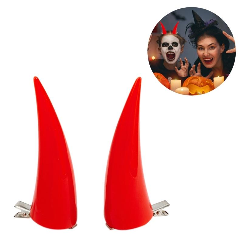 Cosplay Hairpin Power Hair Clip Horn Anime 2000s Bunches Hairstyling