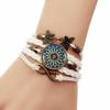 Bohemian Mandala Time Gemstone Braided Bracelet Female Europe And The United States Retro Infinity Symbol Butterfly Hand Jewelry