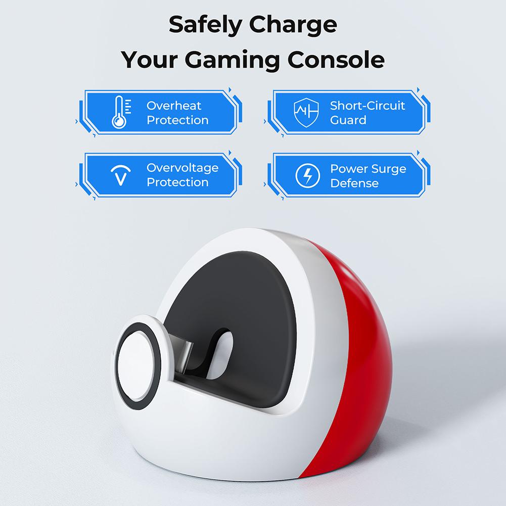 For Nintendo Switch/Switch Lite/Switch OLED/Switch 2 Charger Dock Station with USB-C Port Fast Charging Stand Base Accessories