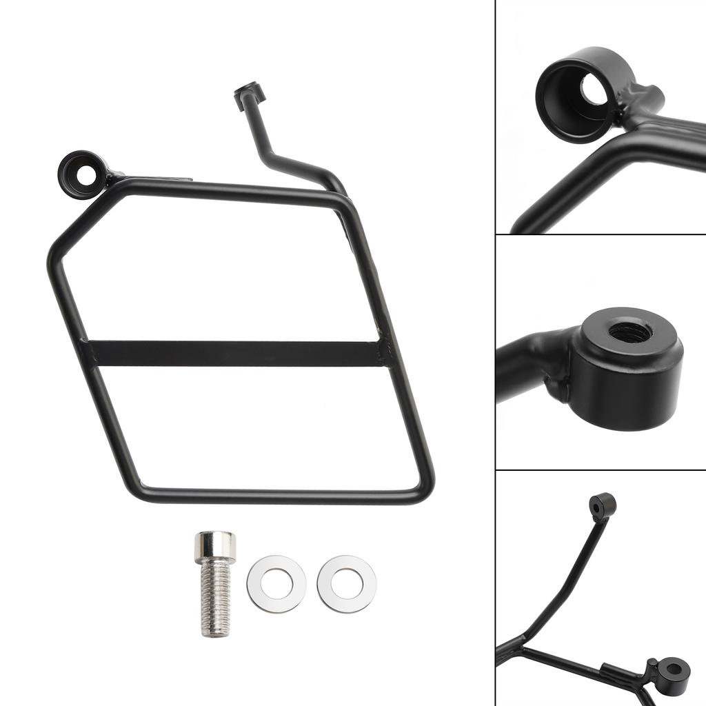 Luggage Rack Side Saddle Bag Mount Bracket Left Black For Honda Monkey 125 18-24