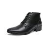 Retro Style Male Ankle Boots Lace-up Men Business Shoes Handmade Leather Mens Casual Boots Formal Dress Footwear Elegant Botas