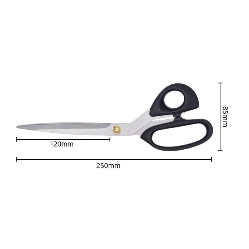 Straight Head Stainless Steel Sharp Blade Korean Barbecue Clips ABS Handle Household Vegetables Salad Kitchen Scissors