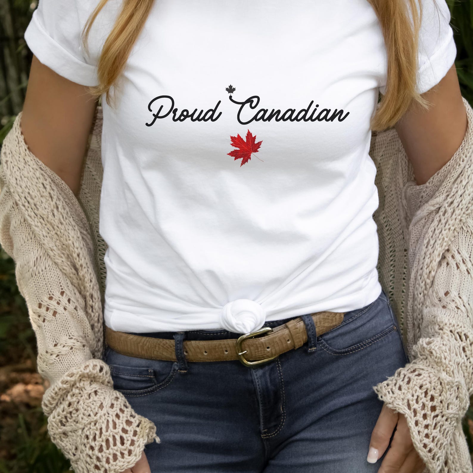 Proud Canadian T-Shirt, Canada Pride Shirt, Maple Leaf Tee, Patriotic Canadians Gift, Canada Day Apparel L