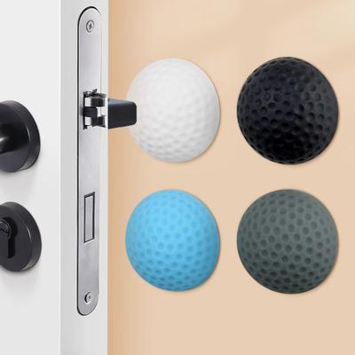 Pack of 3 Silicone Door Stoppers Noise Reduction Bumpers Wall Protectors Easy Installation for Kids Pets Home Safety
