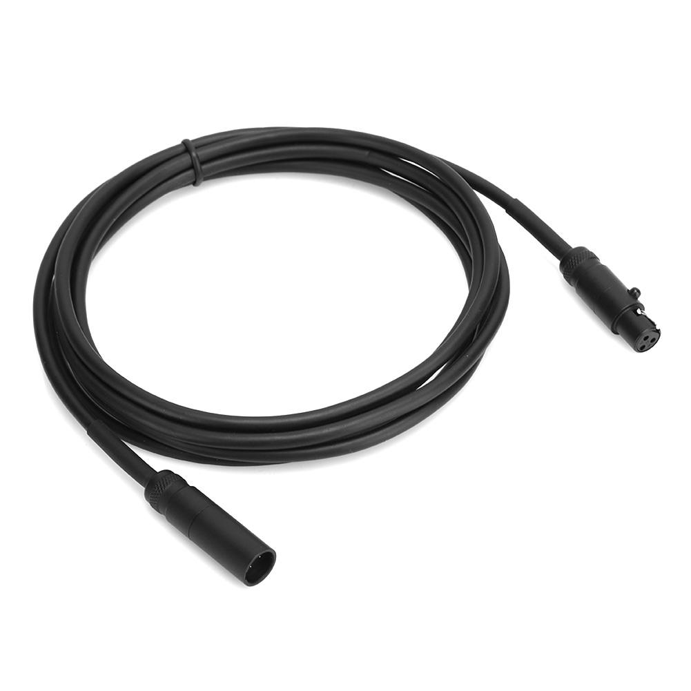 3Pin Mini XLR Male to Female Audio Connecting Cable for Camcorder DSLR Camera Microphone Interface Connection2M
