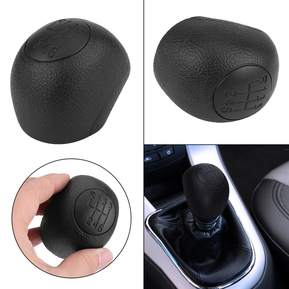 6 Speed Gr   Knob Hd Replacement, Luxury Car Decoration for Ducato    , ABS Plastic, Black, 1994-2006