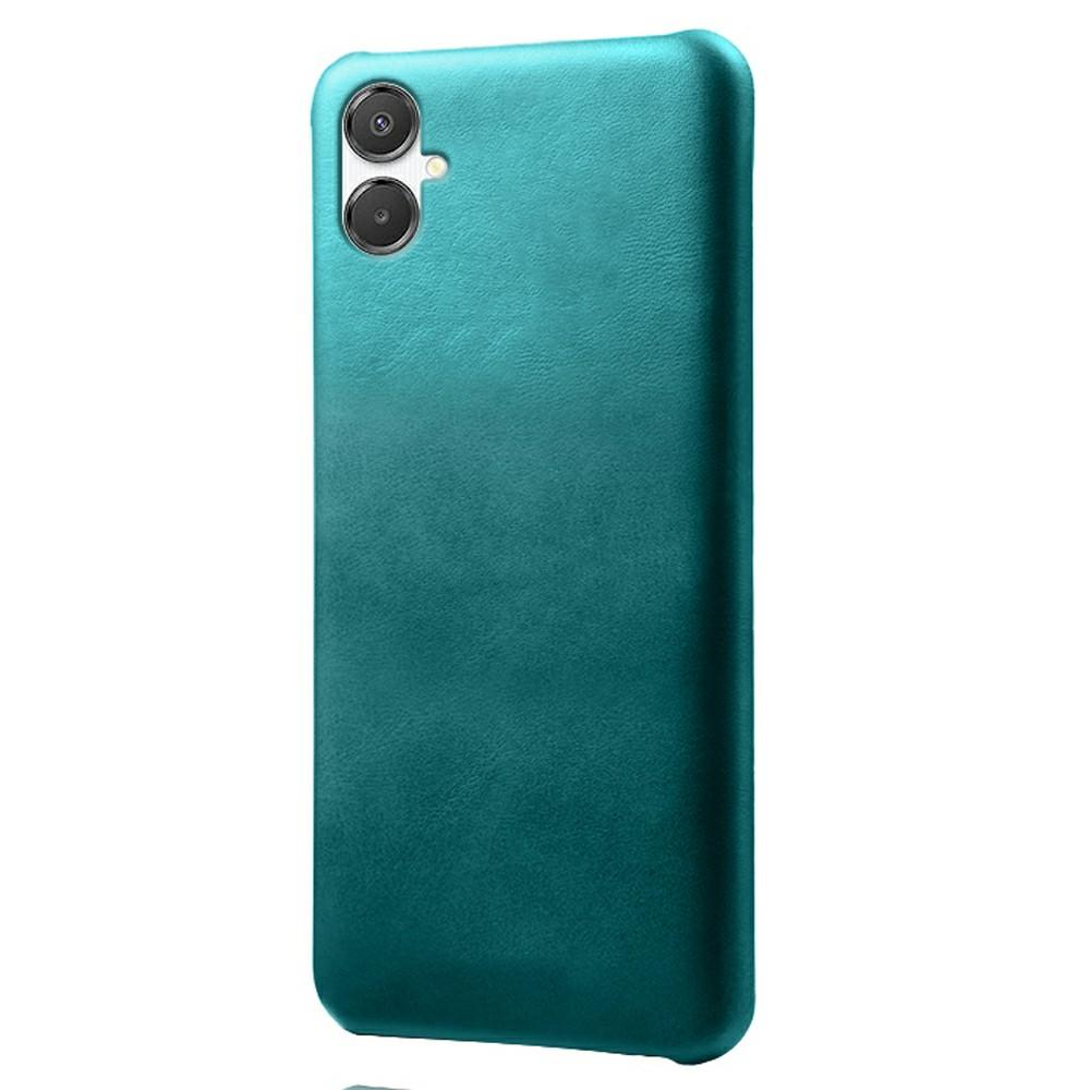 

For Samsung Galaxy A07 4G Case Calf Texture PU Leather Hard PC Protective Phone Cover F