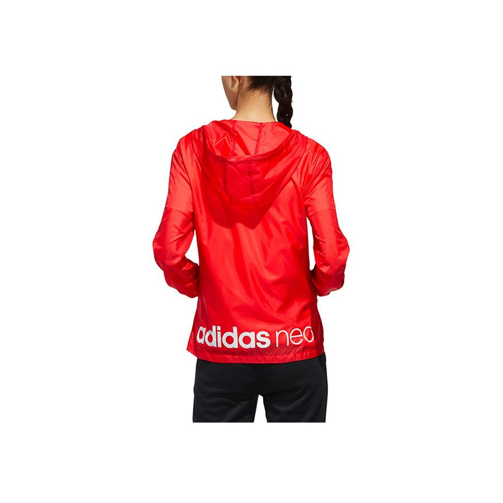 Adidas Neo Sports Jacket Women Outerwear Red EJ7091